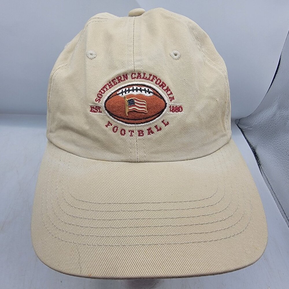 Southern California Football Hat Cap Team Trojan Headgear Adjustable Casual